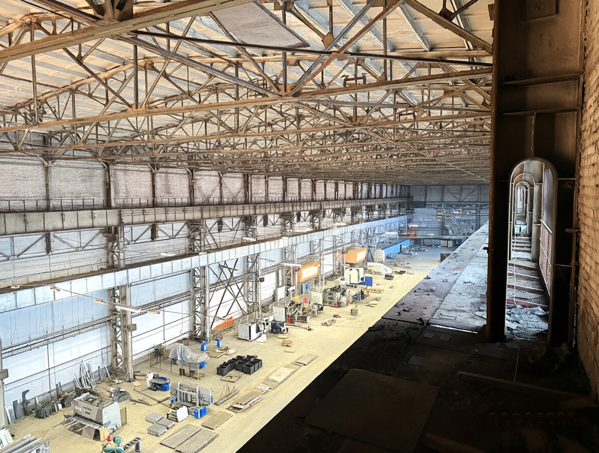 на территории Ижорские заводы