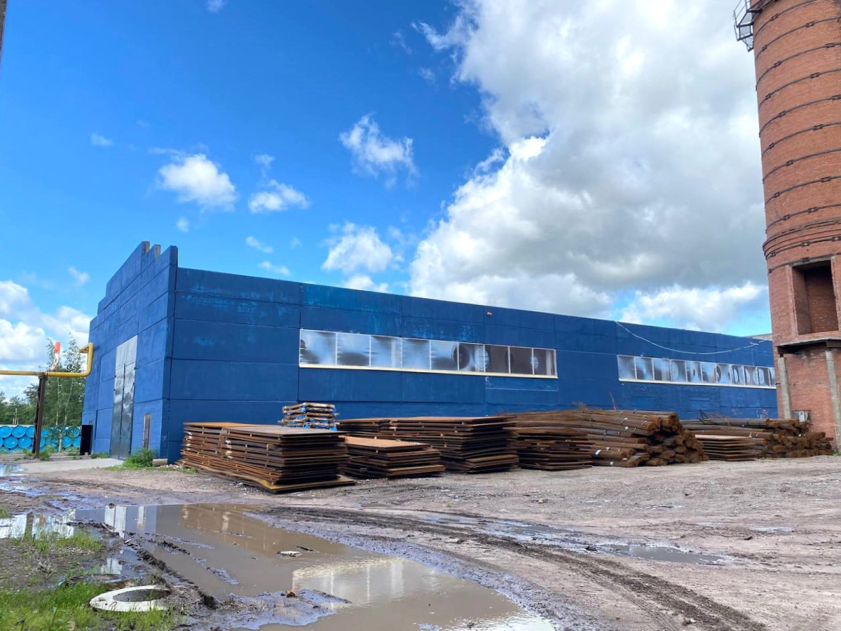 Склад открытого хранения в Колпино