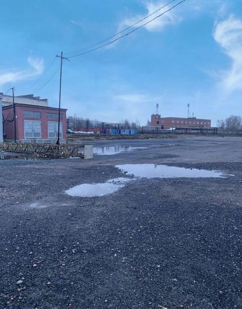 Склад открытого хранения в Колпино