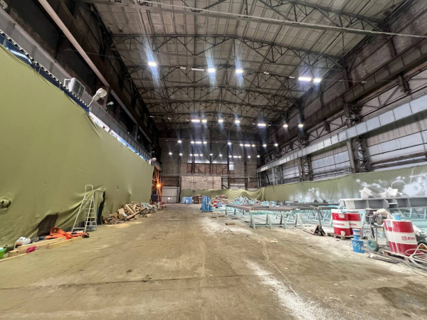 на территории Ижорские заводы